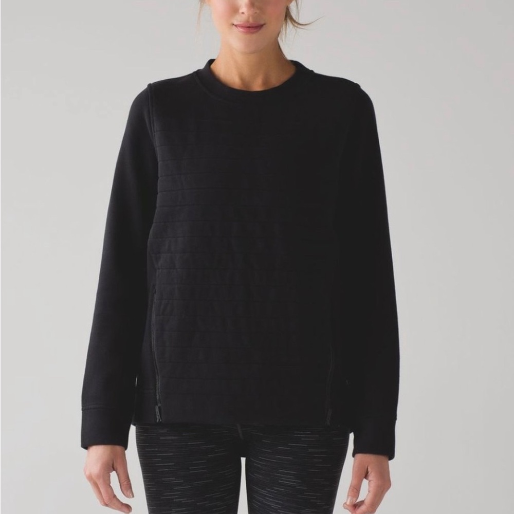 Lululemon fleece be true sweatshirt size 4